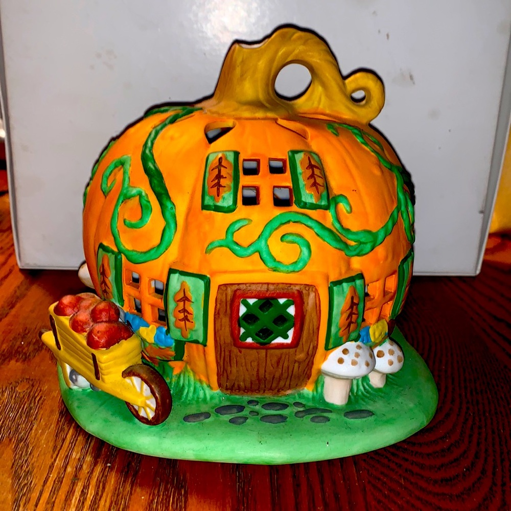 Partylite pumpkin patch tealight holder